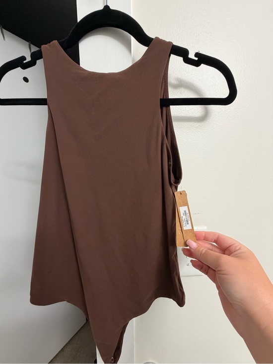 SKIMS Tops - SKIMS Chocolate Brown Sleeveless Bodysuit